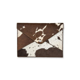 Envelope Bag — Brown / White Cow