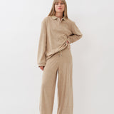 Terrycloth Pants — Biscuit