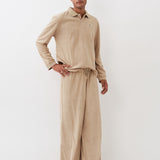 Terrycloth Pants — Biscuit