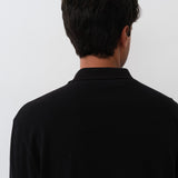 Serena Polo Shirt — Black