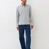 Serena Polo Shirt — Grey Melange