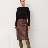 Ania Skirt — Chestnut