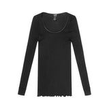 Gisa Oscalito Longsleeve Top — Black