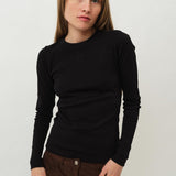 Eloise Longsleeve T-Shirt — Black