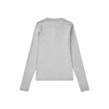 Eloise Longsleeve T-Shirt — Grey Melange