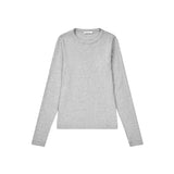 Eloise Longsleeve T-Shirt — Grey Melange