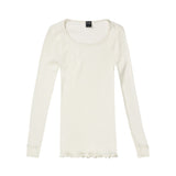 Simona Oscalito Longsleeve Top — Ivory