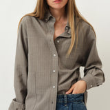 William Shirt — Grey Stripe