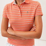 Venus Polo Shirt — Melon Stripe