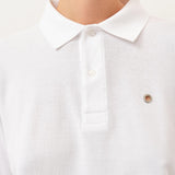 Serena Polo Shirt — White