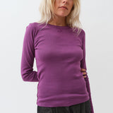 Eloise Longsleeve T-Shirt — Plum