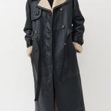 Alexa Trenchcoat — Navy / Beige