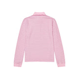 Serena Polo Shirt — Berry Stripe