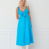 Henriette Dress — Scuba Blue