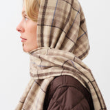 Schatter Scarf — Brown Check