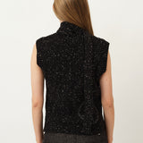 Rosemarie Vest — Dark Grey Melange