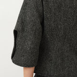 Christie Top — Grey Herringbone