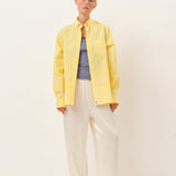 William Shirt — Yellow Melon Stripe